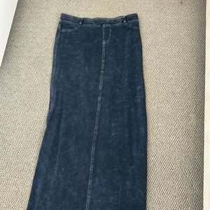 Hardtail denim skirt